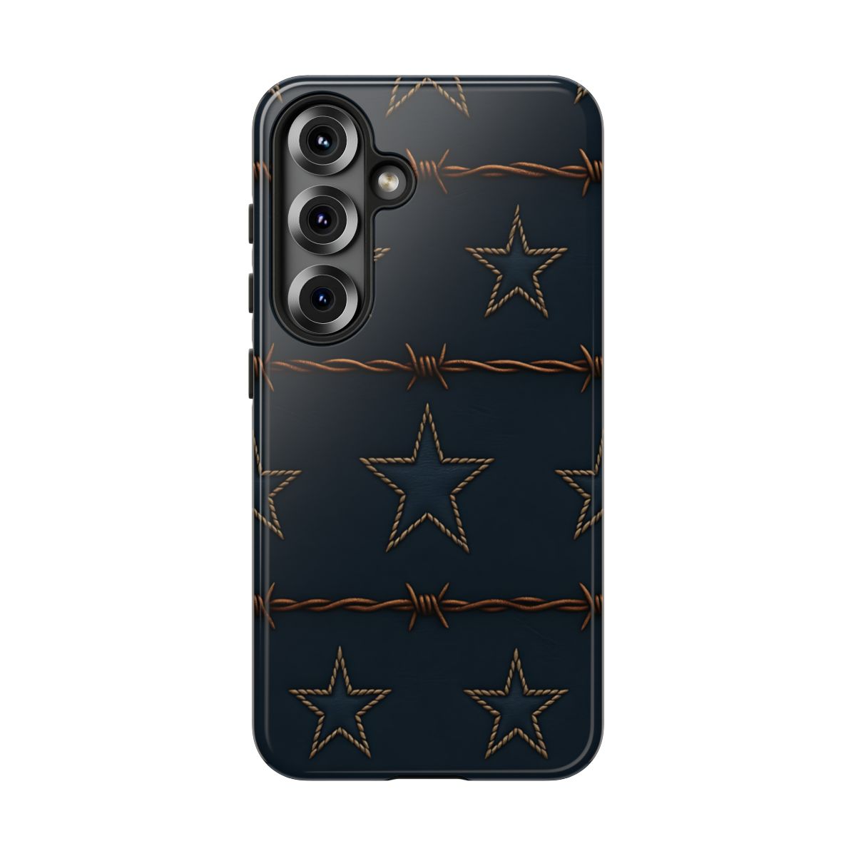 Navy Stars + Barbed Wire Tough Case