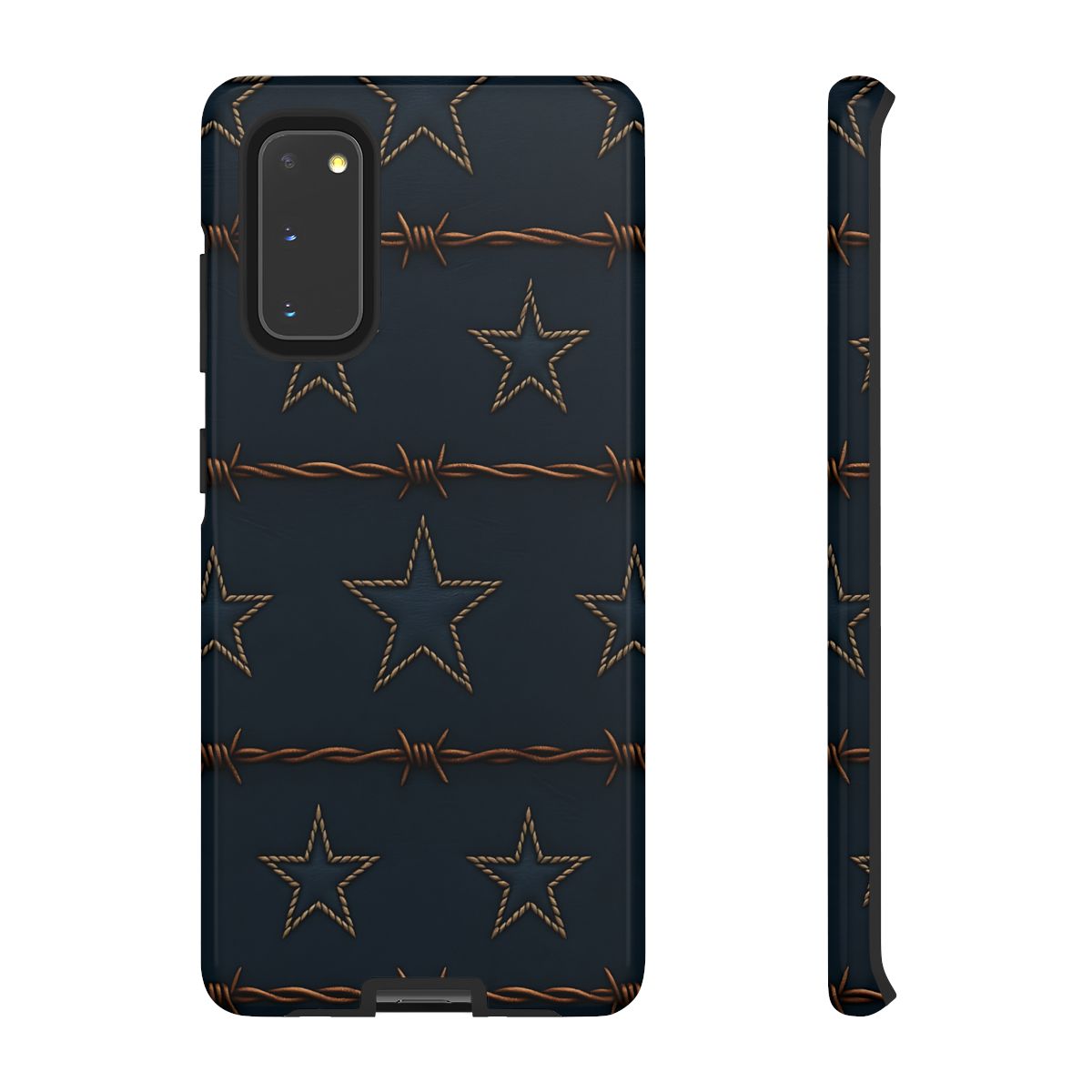 Navy Stars + Barbed Wire Tough Case
