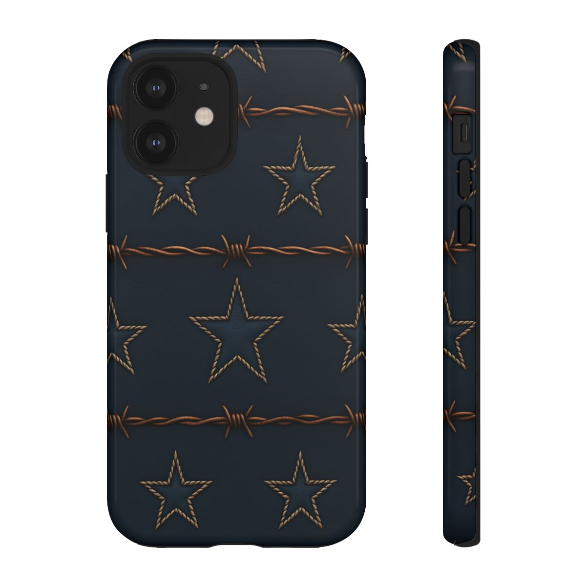 Navy Stars + Barbed Wire Tough Case