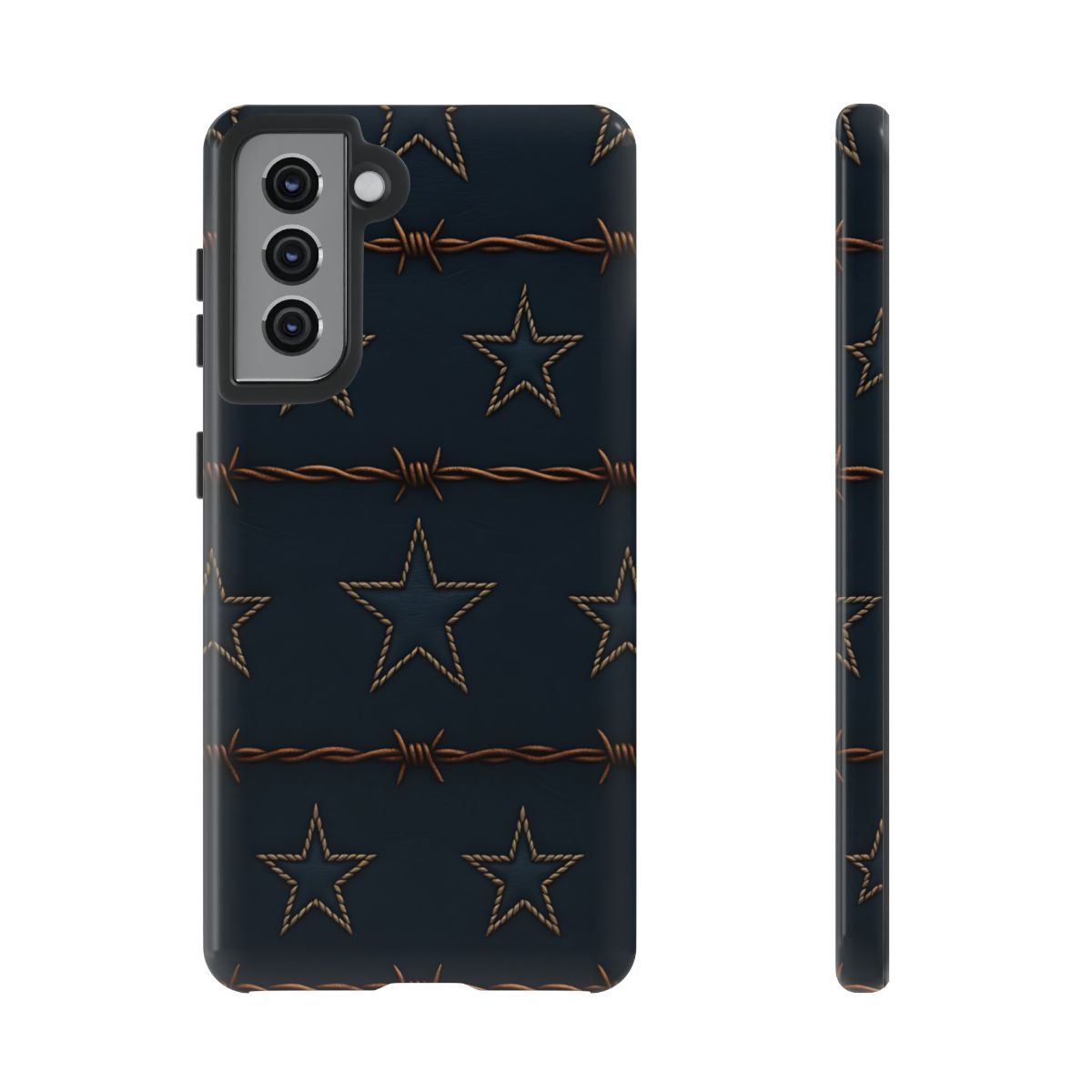 Navy Stars + Barbed Wire Tough Case