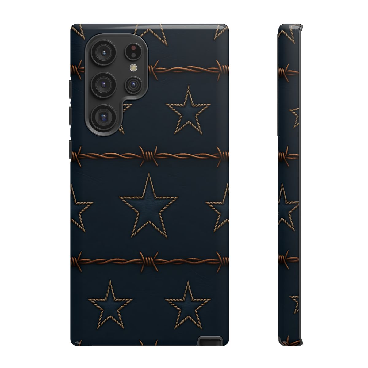Navy Stars + Barbed Wire Tough Case
