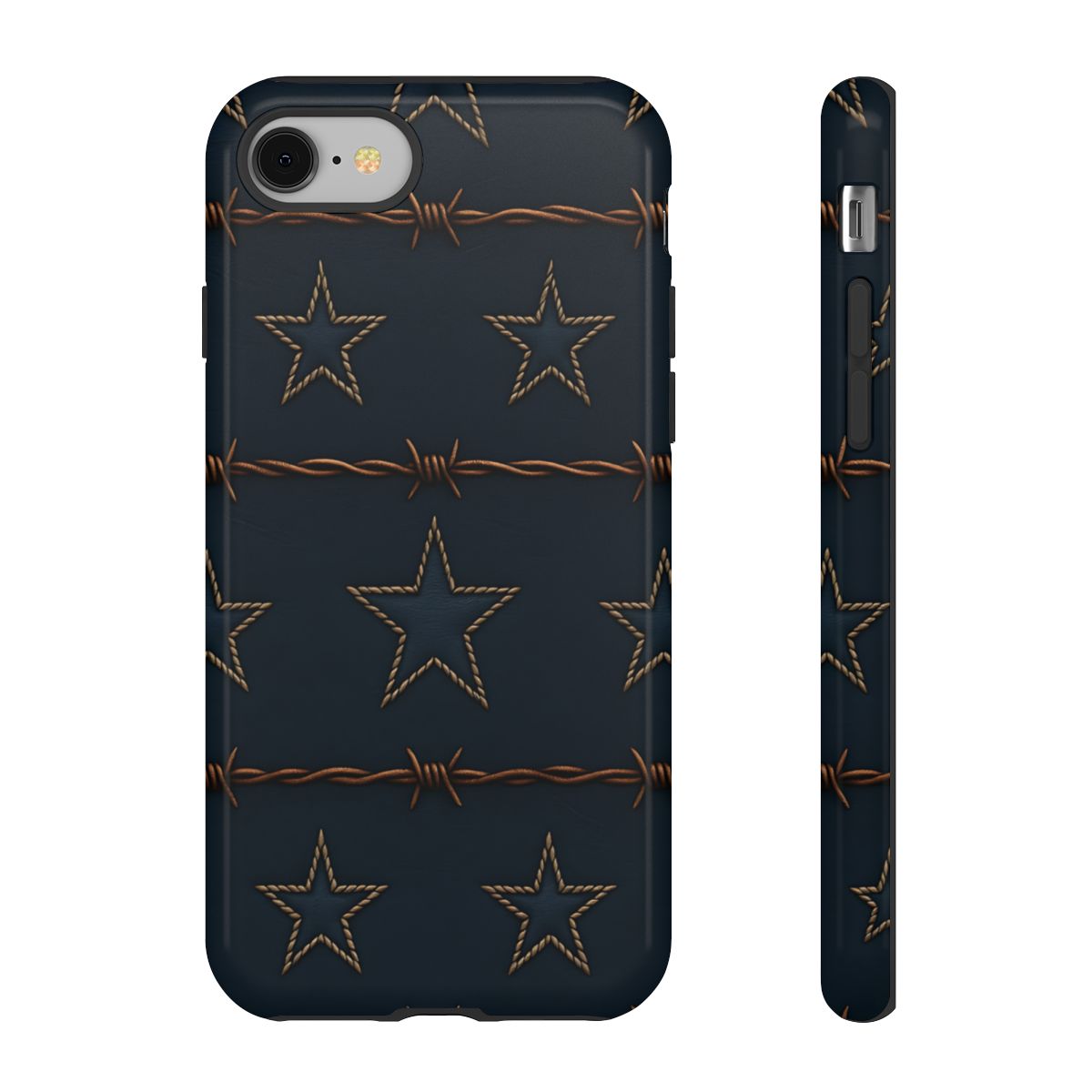 Navy Stars + Barbed Wire Tough Case