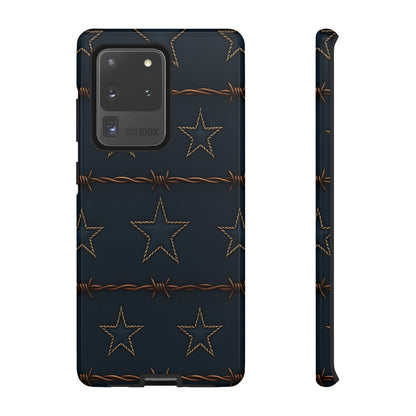 Navy Stars + Barbed Wire Tough Case