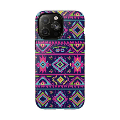 Neon Aztec Magnetic Case