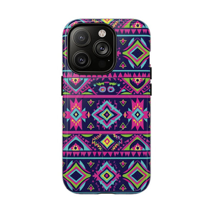 Neon Aztec Magnetic Case