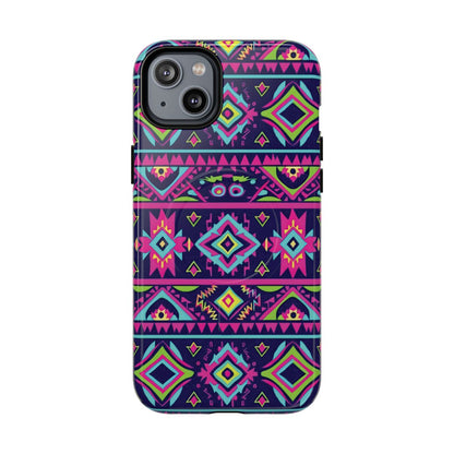 Neon Aztec Magnetic Case