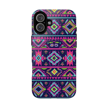 Neon Aztec Magnetic Case