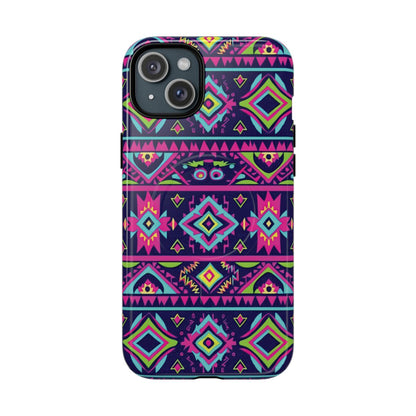 Neon Aztec Magnetic Case