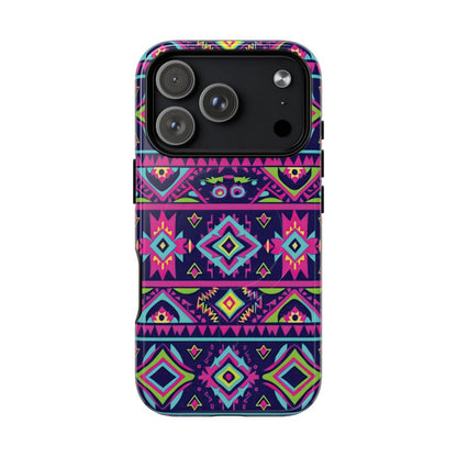 Neon Aztec Magnetic Case