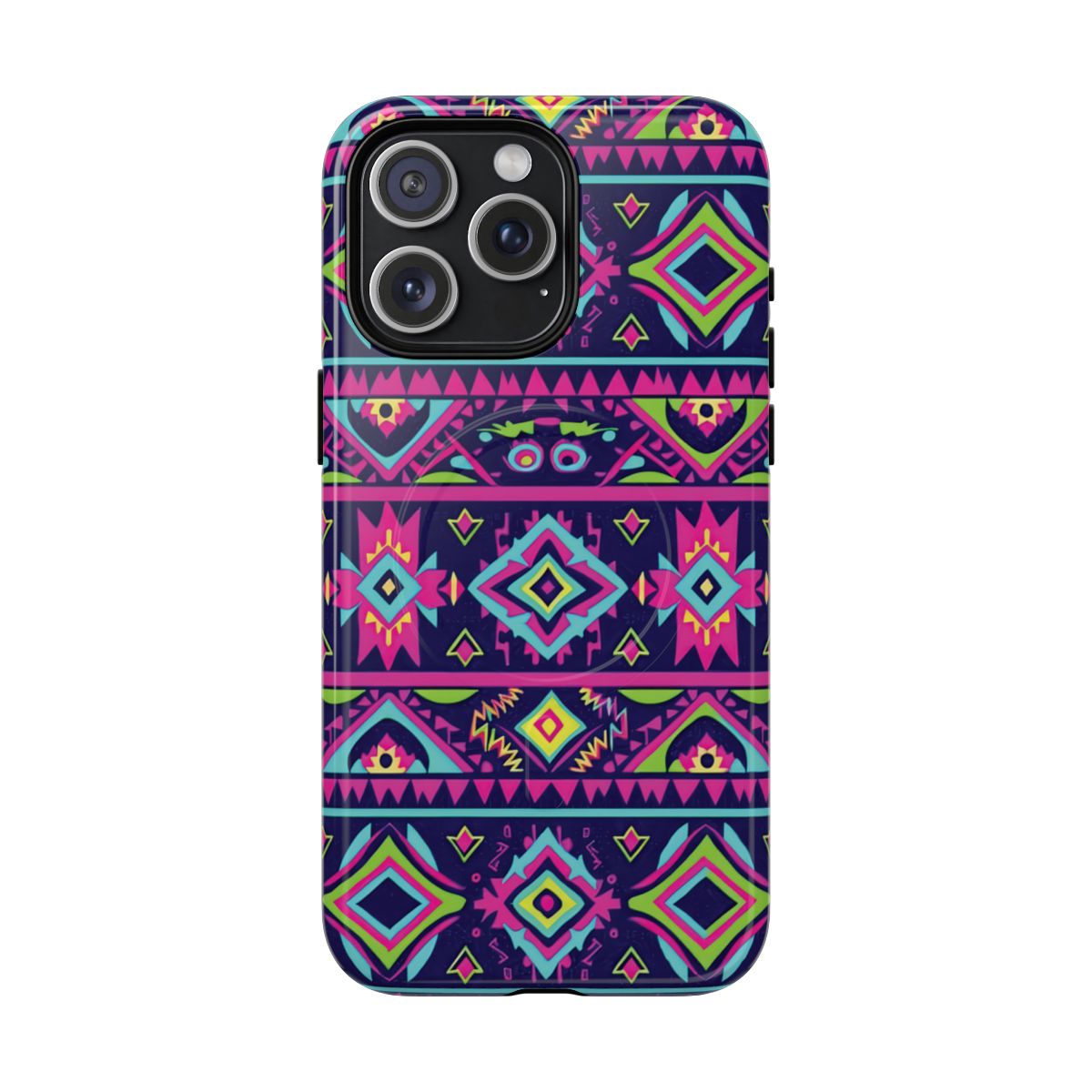 Neon Aztec Magnetic Case