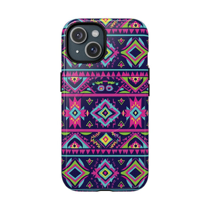 Neon Aztec Magnetic Case