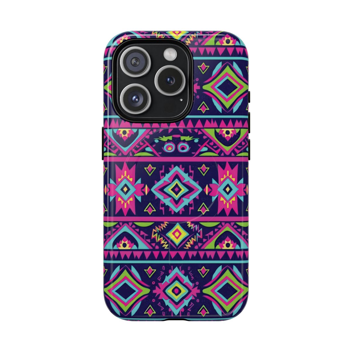 Neon Aztec Magnetic Case