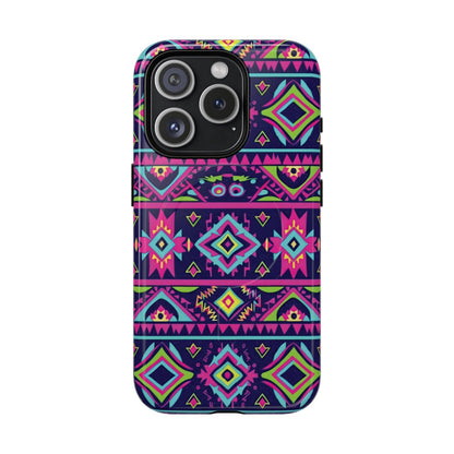 Neon Aztec Magnetic Case