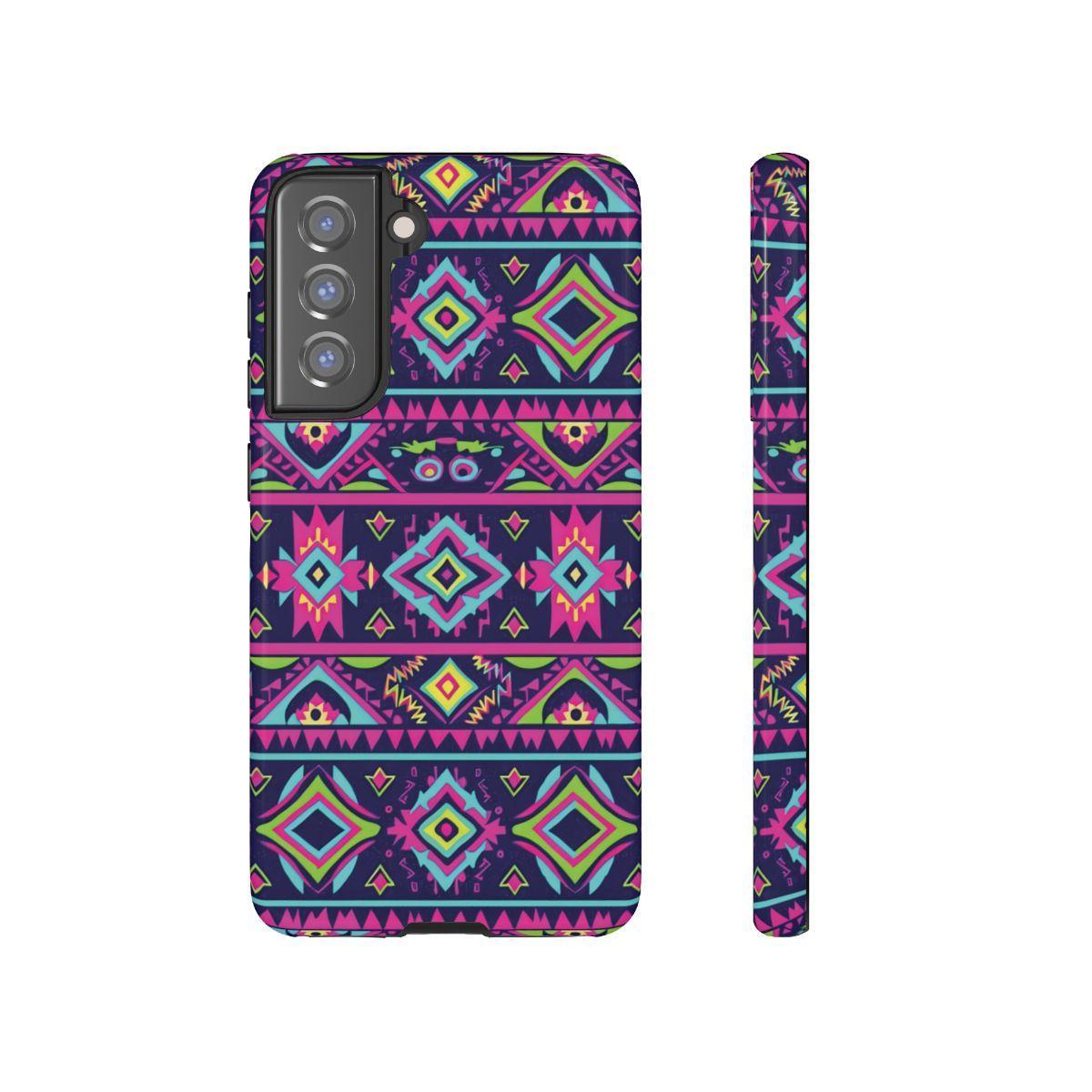Neon Aztec Tough Case