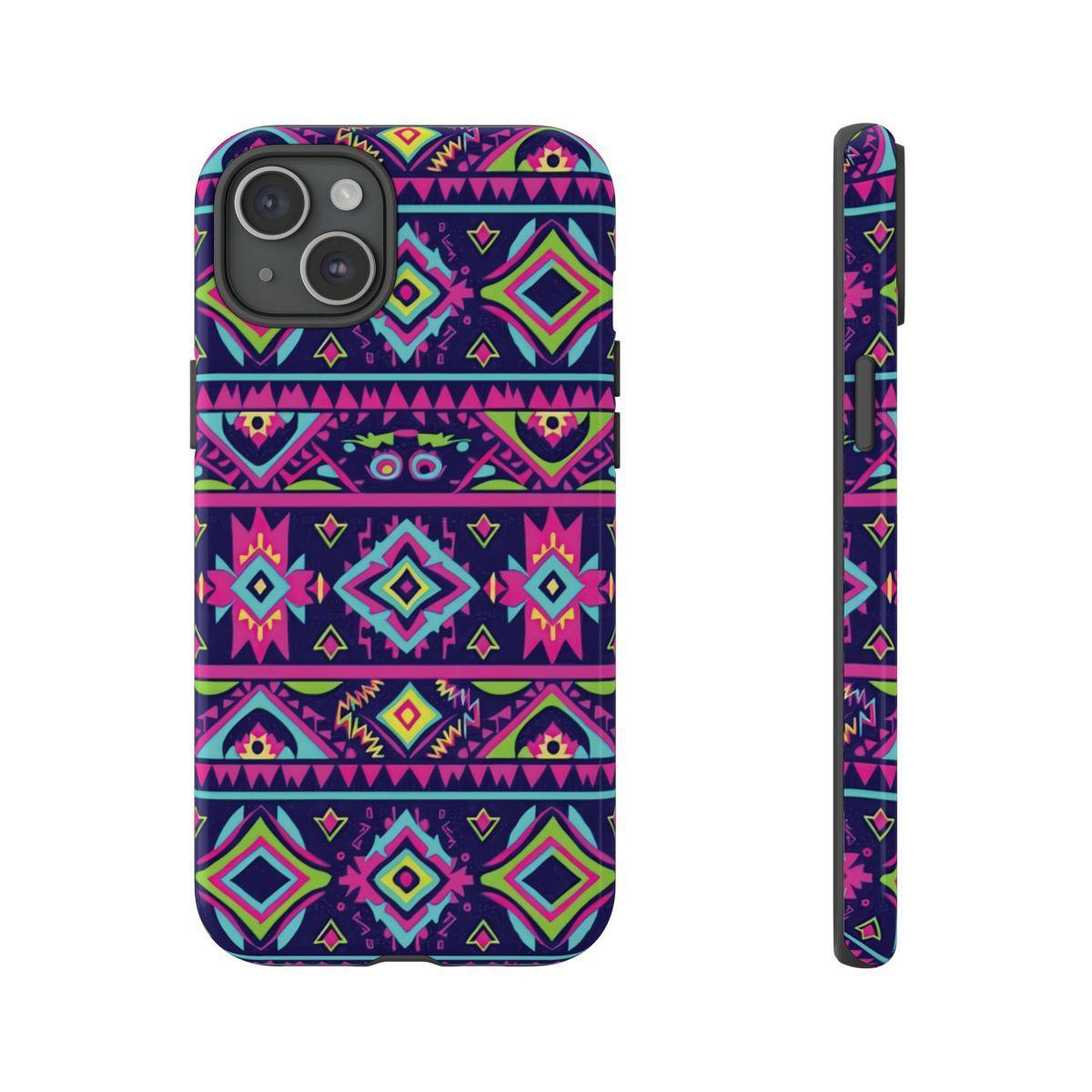 Neon Aztec Tough Case