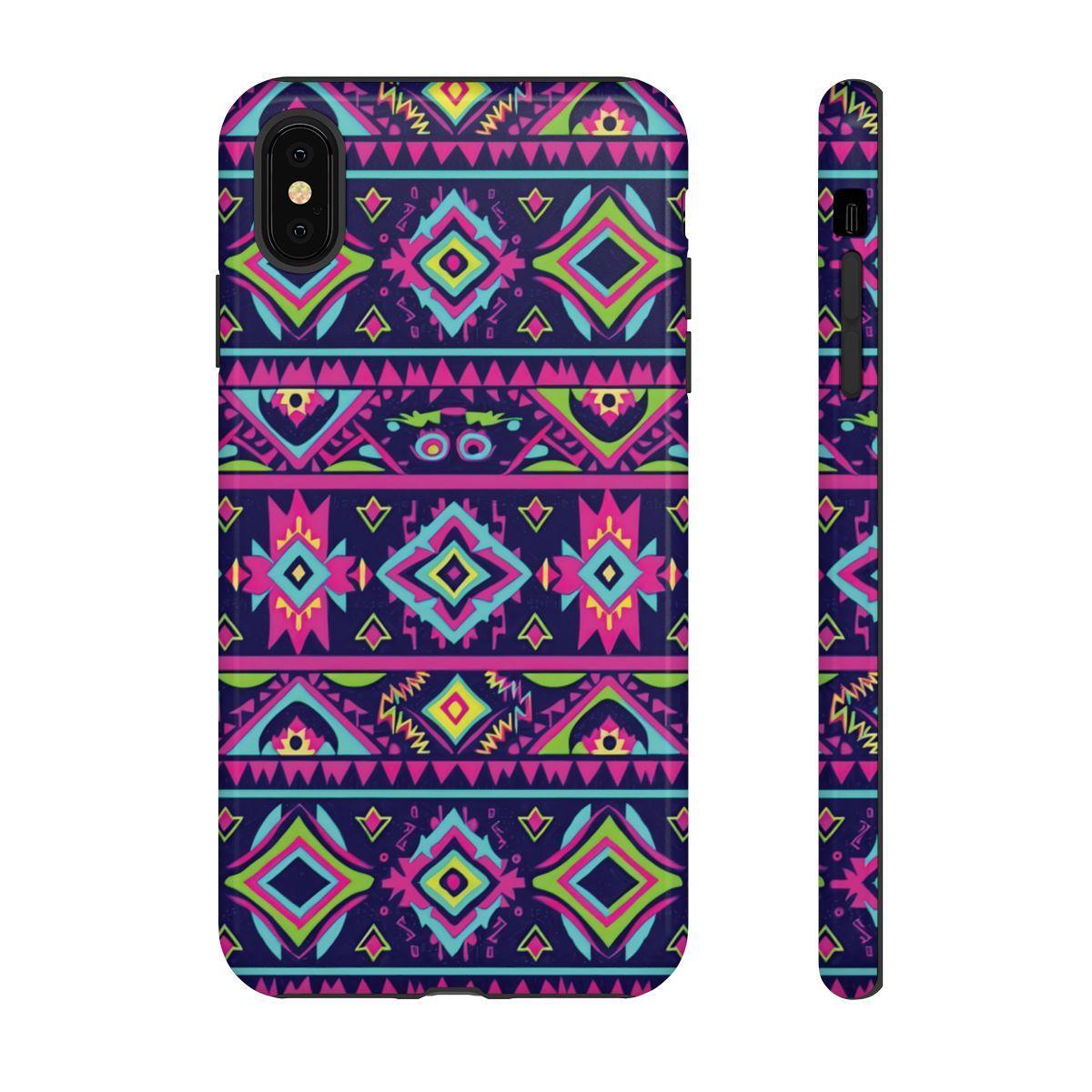 Neon Aztec Tough Case