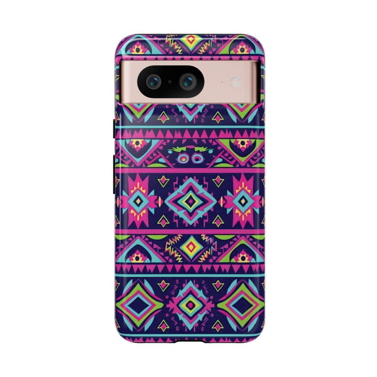 Neon Aztec Tough Case