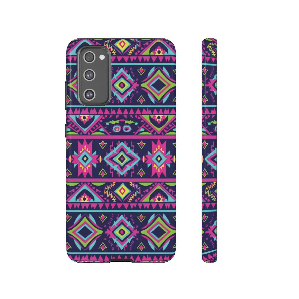Neon Aztec Tough Case