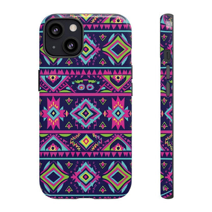 Neon Aztec Tough Case