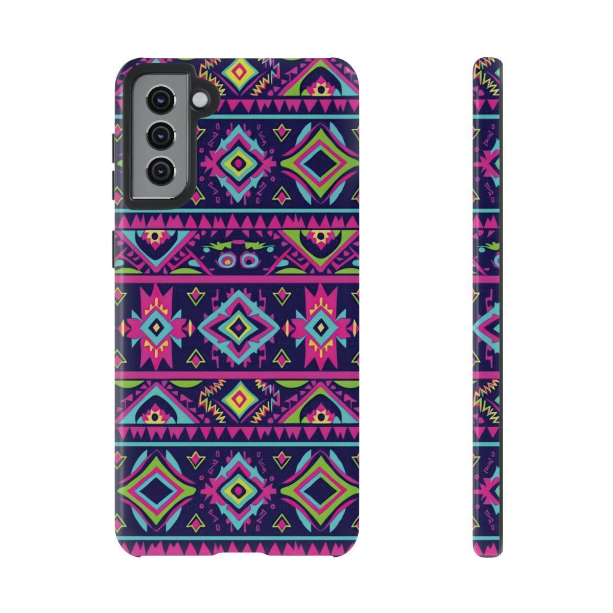 Neon Aztec Tough Case