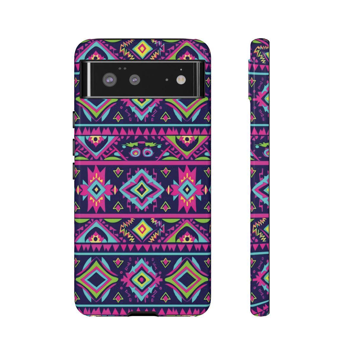 Neon Aztec Tough Case