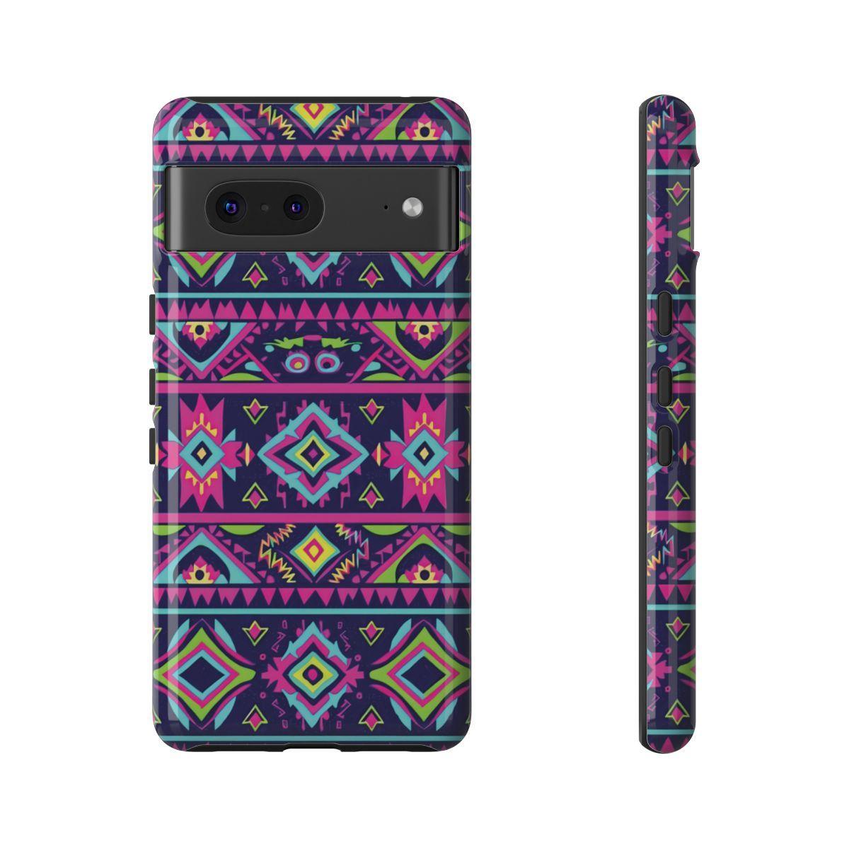 Neon Aztec Tough Case