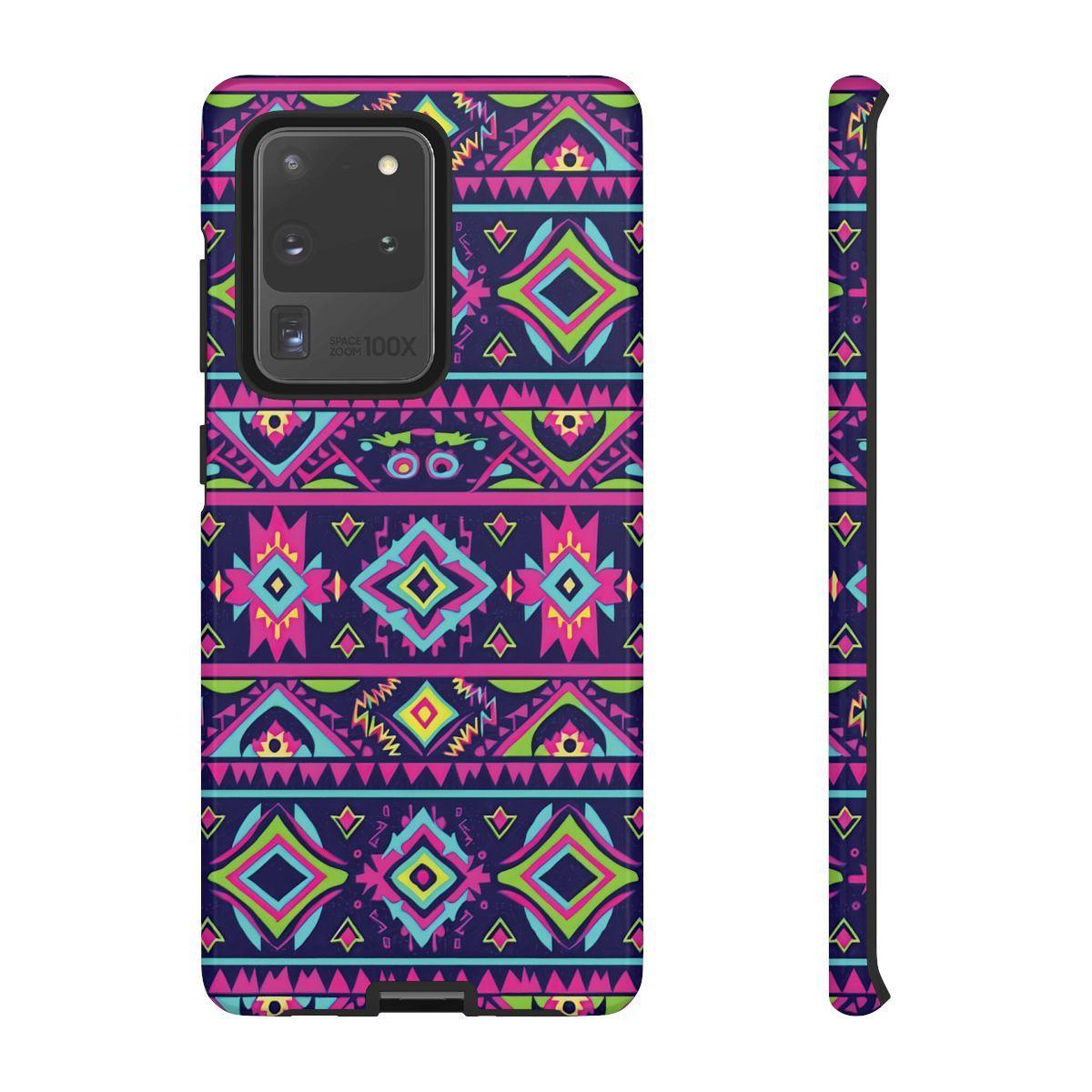 Neon Aztec Tough Case