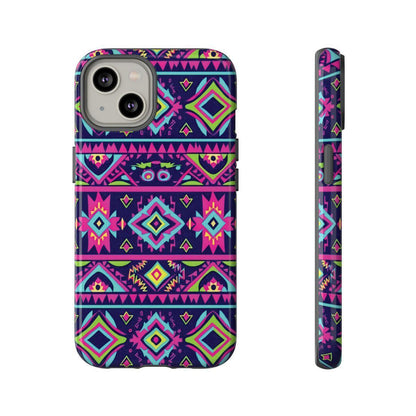 Neon Aztec Tough Case