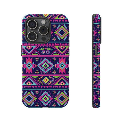 Neon Aztec Tough Case
