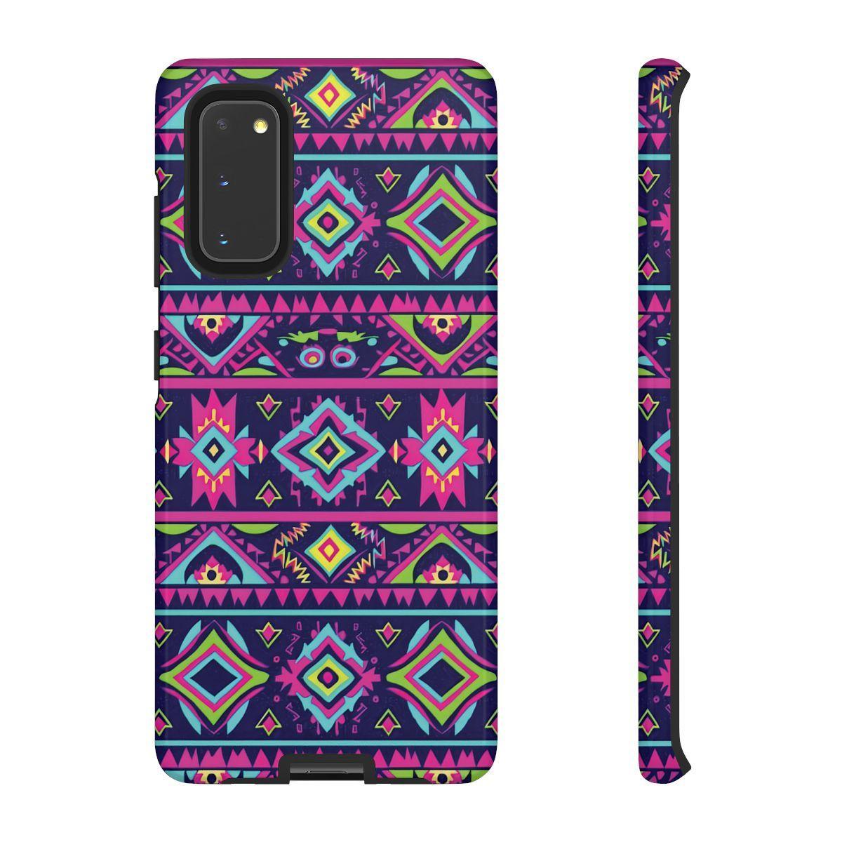 Neon Aztec Tough Case