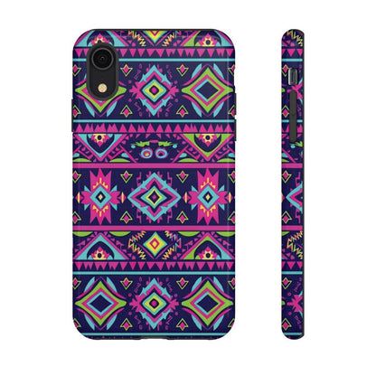 Neon Aztec Tough Case