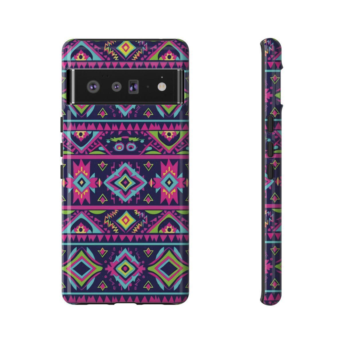 Neon Aztec Tough Case