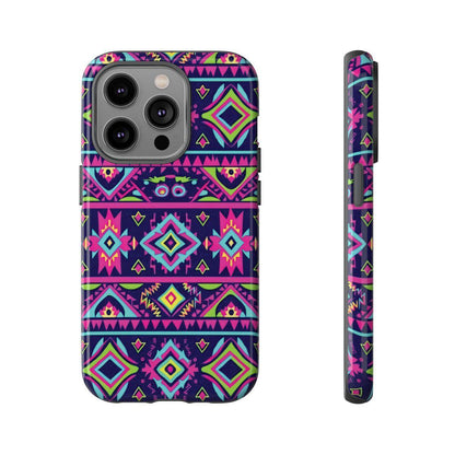 Neon Aztec Tough Case
