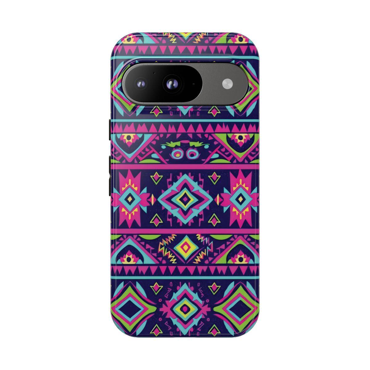 Neon Aztec Tough Case