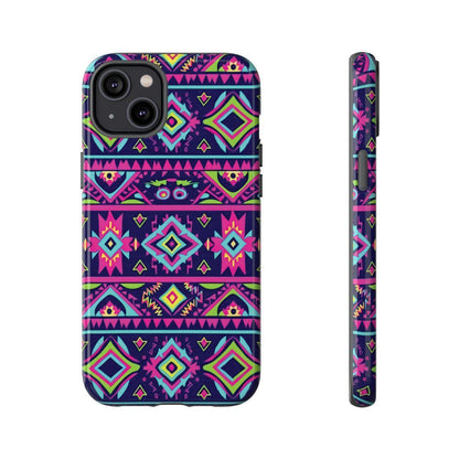 Neon Aztec Tough Case