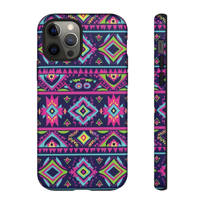 Neon Aztec Tough Case