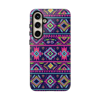 Neon Aztec Tough Case