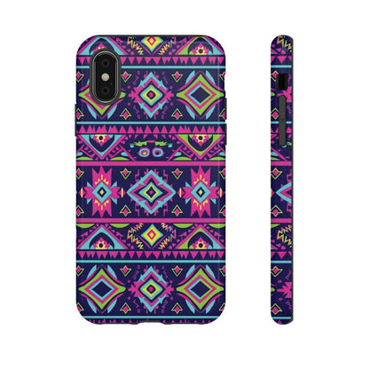 Neon Aztec Tough Case