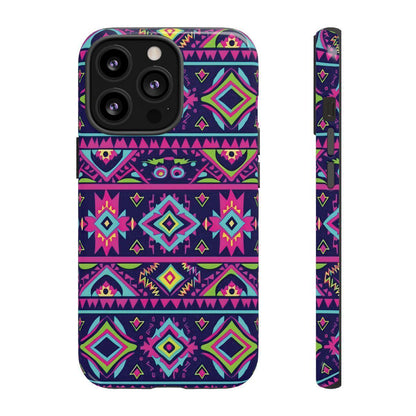Neon Aztec Tough Case