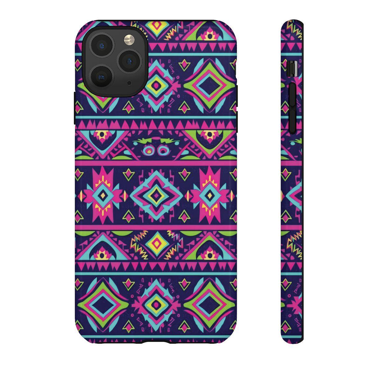 Neon Aztec Tough Case