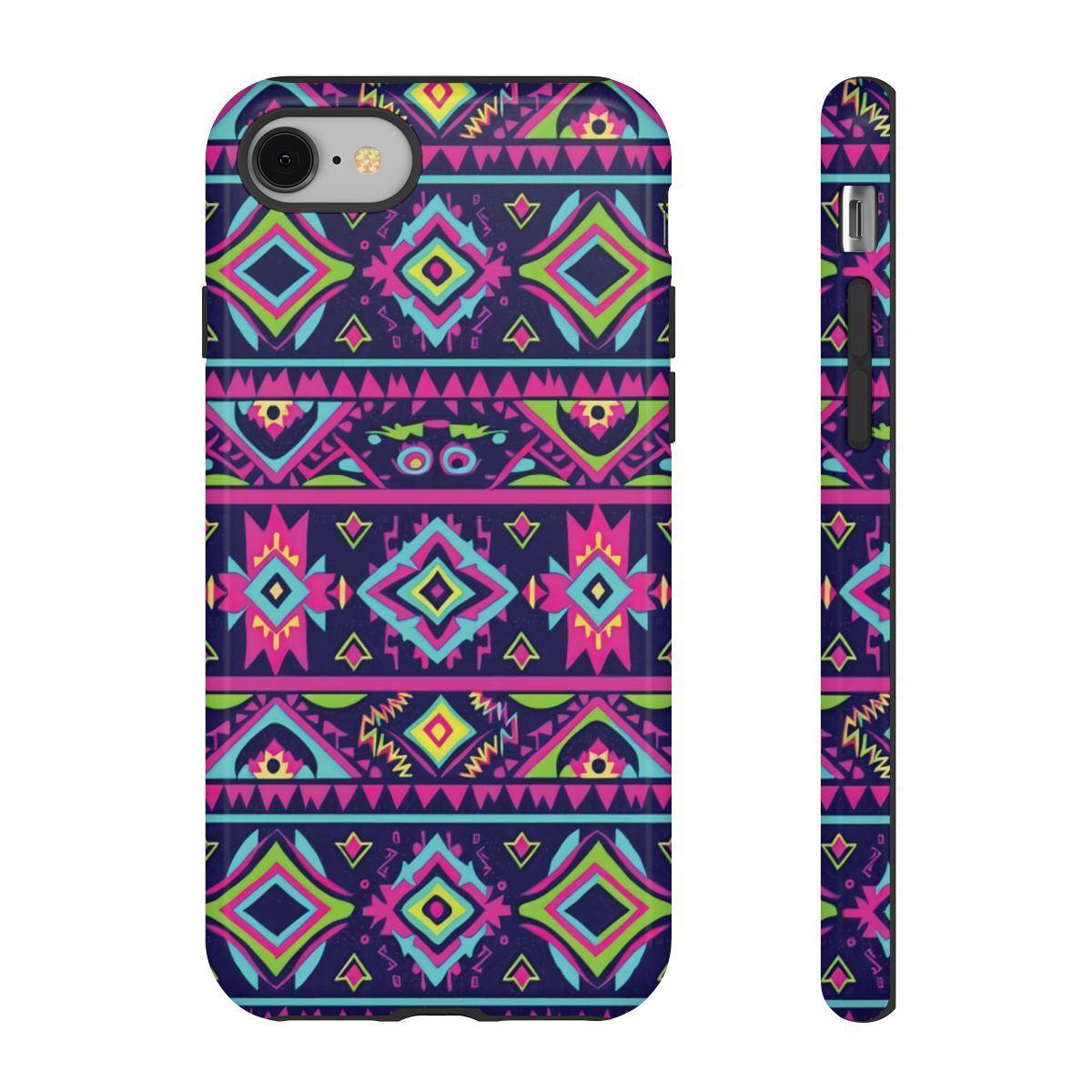 Neon Aztec Tough Case
