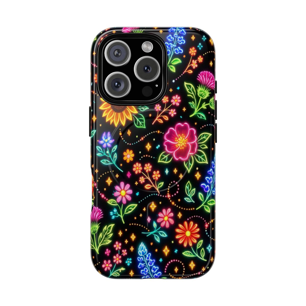 Neon Botanical Magnetic Case