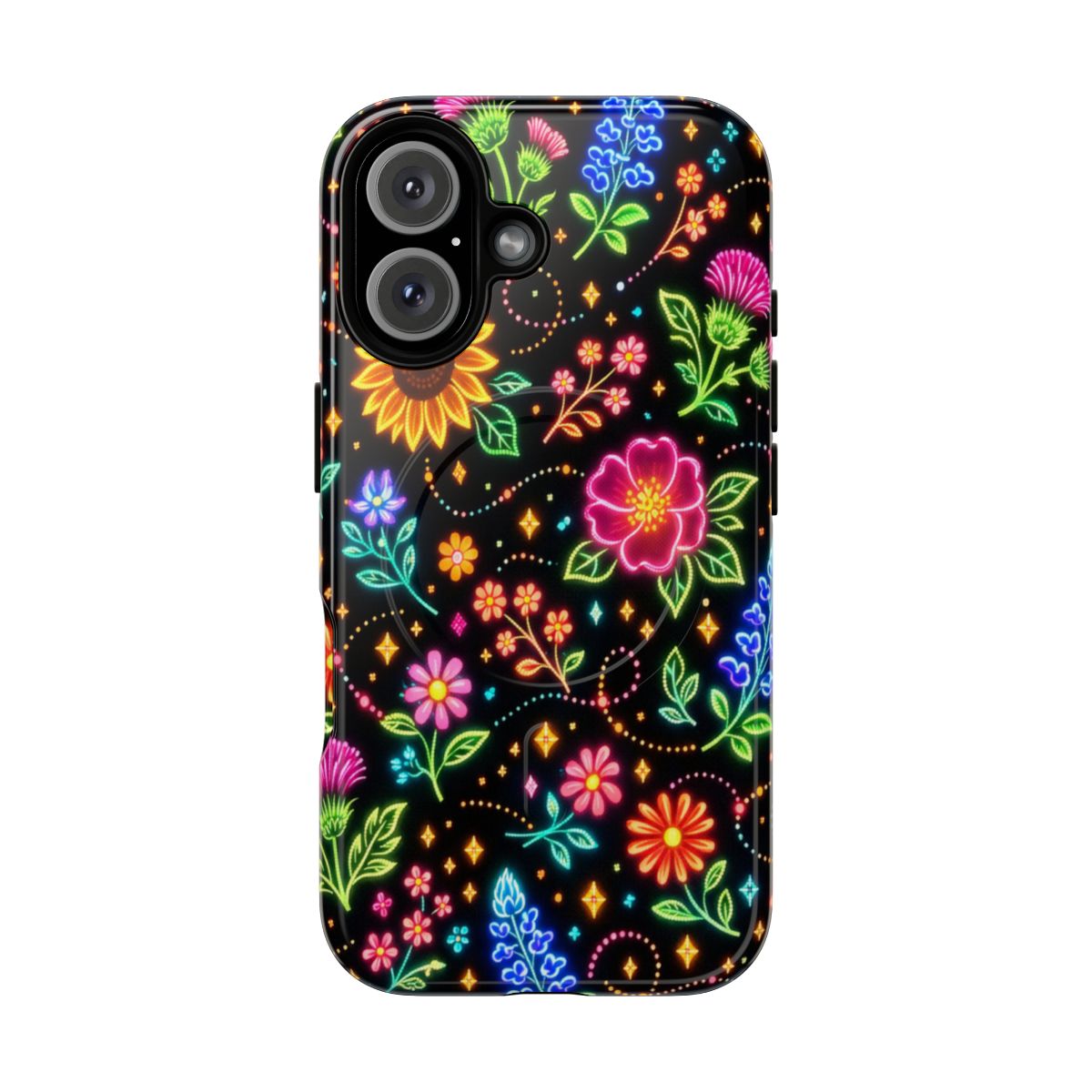 Neon Botanical Magnetic Case