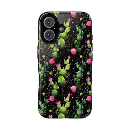 Neon Cactus Magnetic Case