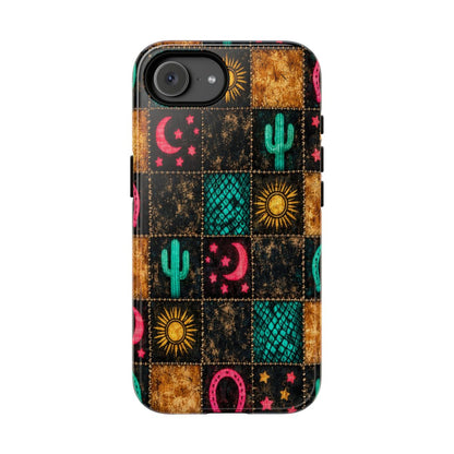 Neon Cactus Patchwork Tough Case - iPhone 17e
