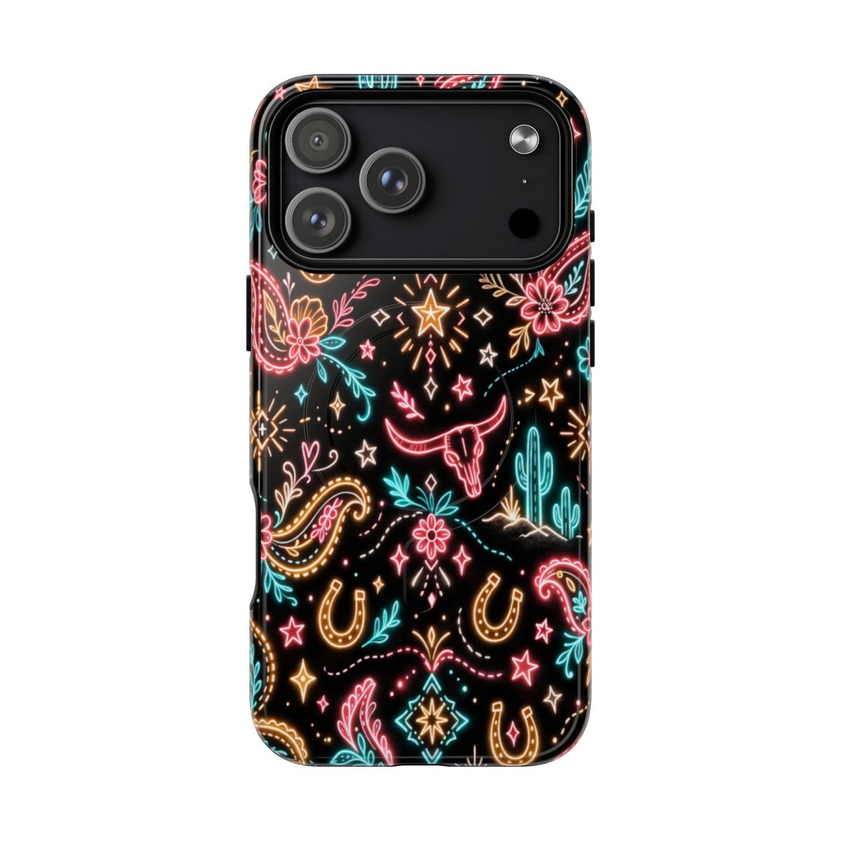 Neon Cowgirl Magnetic Case