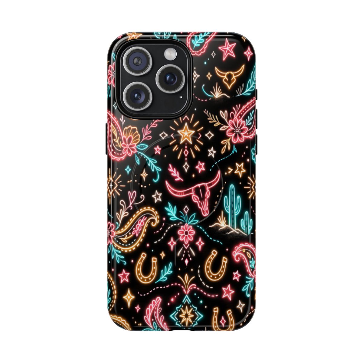 Neon Cowgirl Magnetic Case