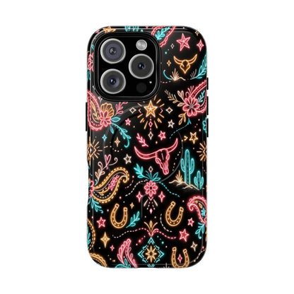 Neon Cowgirl Magnetic Case