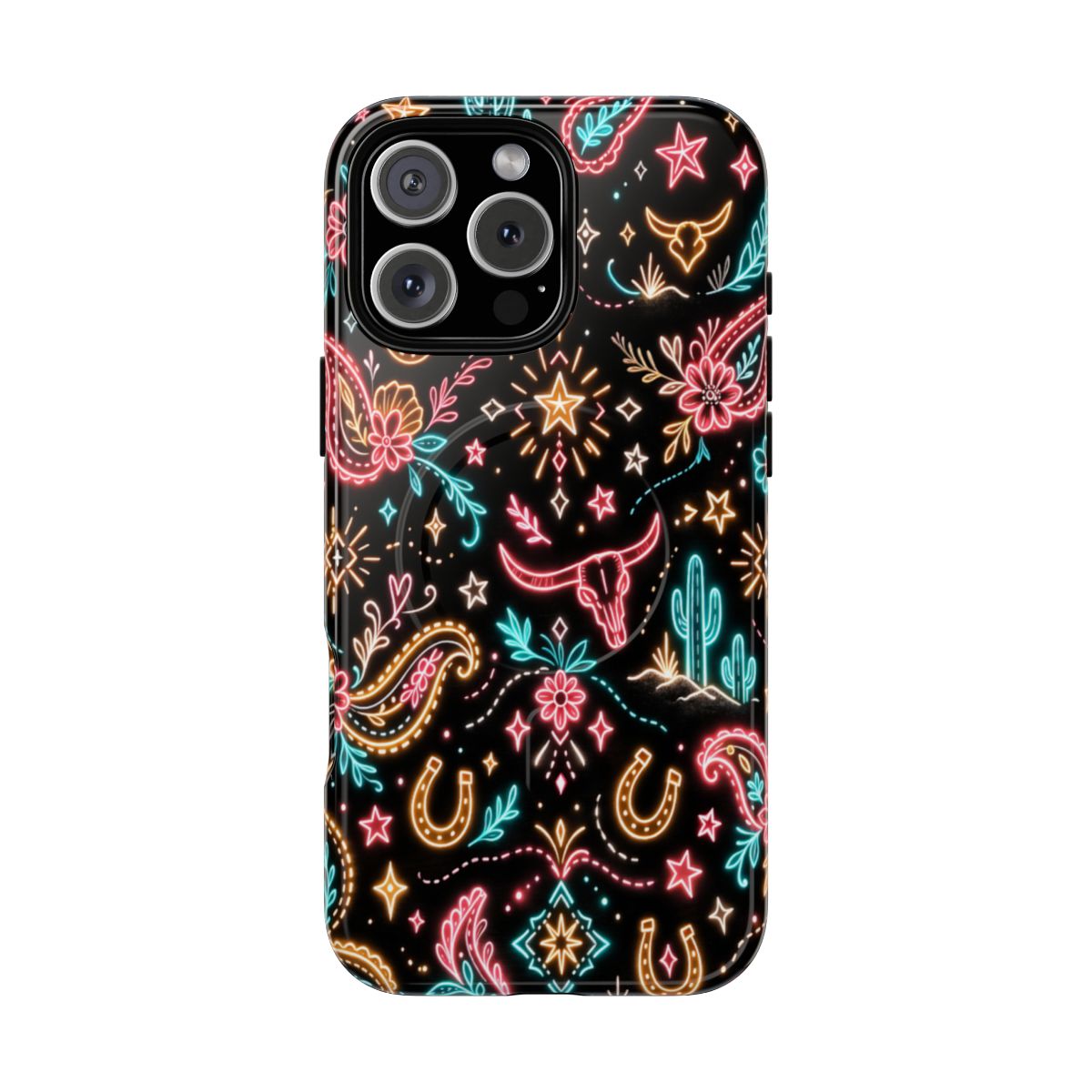 Neon Cowgirl Magnetic Case