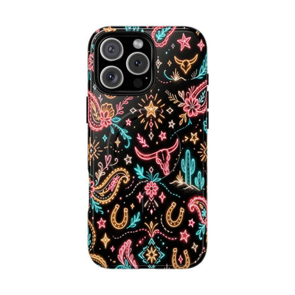 Neon Cowgirl Magnetic Case